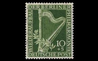 Berlin 72 ** Filharmonikot 10+5 Pf (1950)