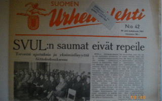 Suomen Urheilulehti Nro 42/1951 (25.2)