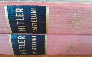 Hitler Taisteluni osa 1 ja 2 hyvä kunto lukemattomat ex.Fida