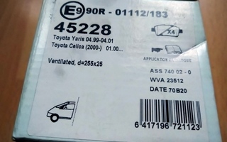 Toyota Jarrupalat JUFI 45228