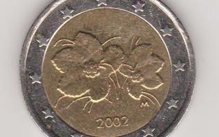 Suomi 2002 2 € kolikko kierrosta CIRC
