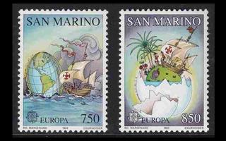 San Marino 1508-9 ** Europa Amerikan löytäminen (1992)