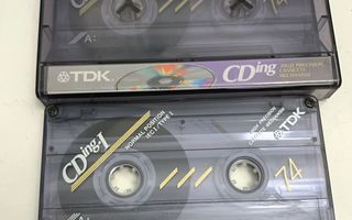 2kpl TDK CDing-I 74 min kasetteja