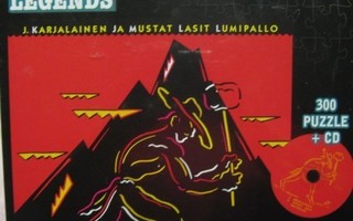 J KARJALAINEN JA MUSTAT LASIT - LUMIPALLO CD JA PALAPELI
