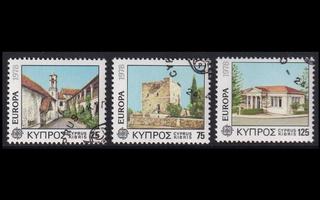 Kypros 484-6 o Europa vanhoja rakennuksia (1978)