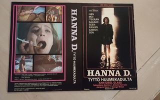 Hanna D. - tyttö huumekadulta VHS kansipaperi / kansilehti
