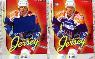 JANNE OJANEN Tappara Jersey Cardset 2009-10