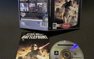 Star Wars Battlefront Platinum PS2 CiB