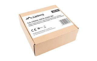 Lanberg CA-HDMI-20FB-0200-BK optinen kaapeli HDM