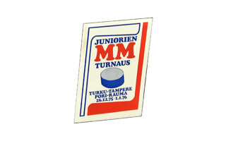UUSI JUNIORIEN MM TURNAUS 75/76 TARRA - ILMAINEN TOIMITUS