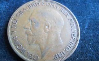 1 penny 1927 Iso-Britannia-Great Britain