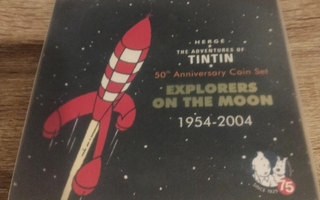 Tintti ,tintin ,explores on The moon rahasarja  1954-2004