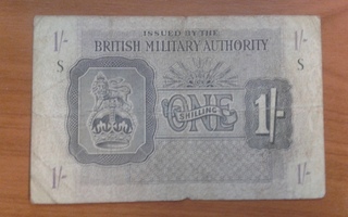 BRITISH MILITARY 1 SHILLING H-0975