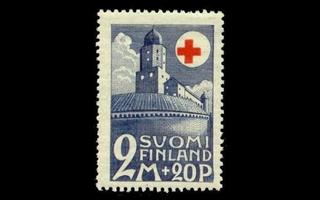 166 ** Punainen risti 2mk+20p (1931)