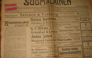 Sanomalehti:   Suomalainen 28.12.1917