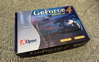 AOpen AGP GeForce 4 MX440 SE näytönohjain [NOS]