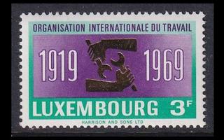Luxemburg 792 ** ILO 50v (1969)
