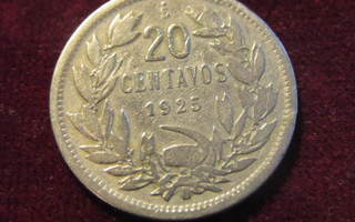20 centavos 1925 Chile