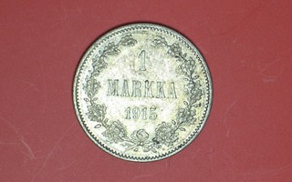 1915 Suomen 1 markka hopearaha