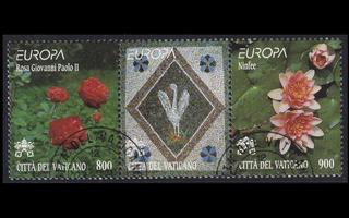 Vatikaani 1277-8ds o Europa luonnonpuistot (1999)