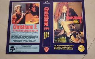 Christiane F. - tyttö huumekadulta VHS kansipaperi