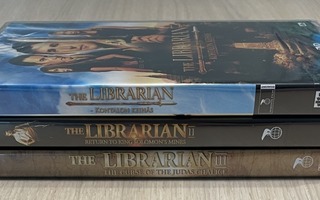 THE LIBRARIAN -trilogia (3DVD) Noah Wyle (UUSI)