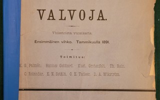 Valvoja - Yhdestoista vuosikerta - elokuulla 1891
