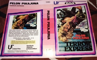 VHS kansipaperi Pelon pikajuna - Terror Express ( SIS POSTIK