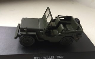 JEEP WILLYS vuodelta 1947 sota jeep USA ARMY JEEP