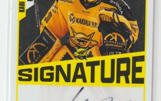 2023-24 Cardset Signature Kari Piiroinen, SaiPa /100