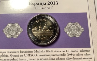 Espanja 2 € 2013 El Escorial UNC