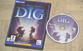 THE DIG 1995 PC seikkailu peli CD-ROM Lucas Arts vanha hyvä!