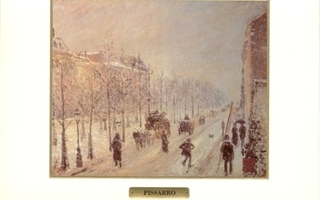 Camille Pissaro: The Boulevards Under Snow #886
