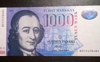 1000 Markkaa 1986 LA, kl. 9 - 10