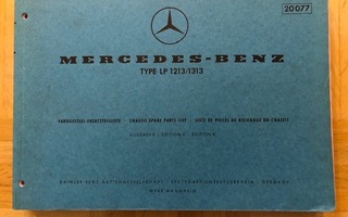 Varaosaluettelo Mercedes kuorma-auto 352 LP 1213 1313 1968