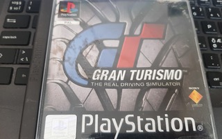 PS1 Gran Turismo + kotelo ja ohjeet