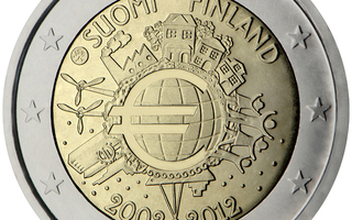 2€ Juhlaraha Suomi 2012 Euro 10v