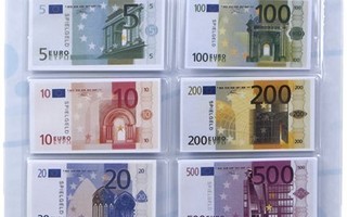 Euro Leikkirahat, 137 osaa per pakkaus, 2 Pakkausta *UUSIA*