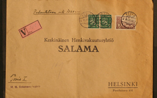 # 18993 # V-Posio kirje Helsinki - 1945
