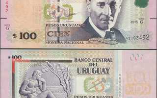 Uruguay 100 Pesos 2015 (P-95a) UNC