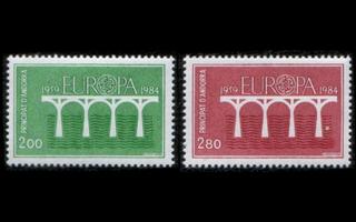 Andorra Fr 350-1 ** Europa (1984)
