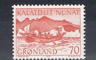Grönlanti 1972 - Postisoutu  ++