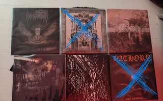 4X Black Metal vinyyliä + CD-läjä