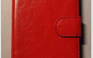 Nokia 7.1 - Punainen lompakko-suojakuori #24968