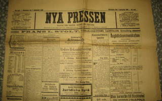 Sanomalehti  Nya Pressen 7.9.1893