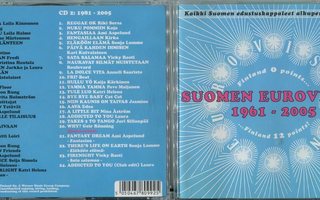 SUOMEN EUROVIISUT 1961-2005 . KOKOELMA 2 CD-LEVYÄ