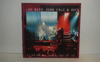 Lou Reed , John Cale & Nico CD + 2 bonaria