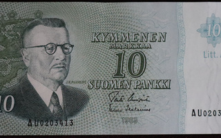 10 Markkaa 1963 Litt A AU0203413