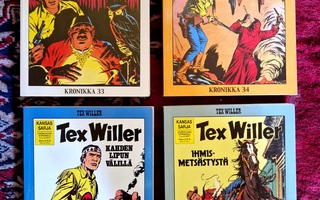Tex Willer kronikka 4 Kpl. 34,35,36 ja 37