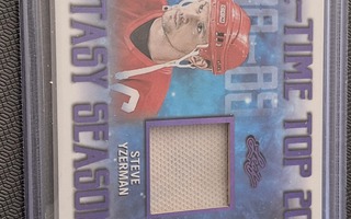 19/20 Leaf In the Game Used Steve Yzerman All-time top 20 5/